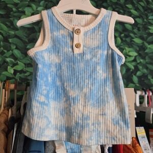 Cat & Jack Tie Dye 2 Pc Outfit NWT 0-3 Months
